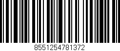 Código de barras (EAN, GTIN, SKU, ISBN): '8551254781372'