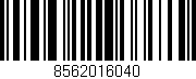 Código de barras (EAN, GTIN, SKU, ISBN): '8562016040'