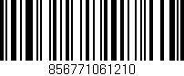 Código de barras (EAN, GTIN, SKU, ISBN): '856771061210'