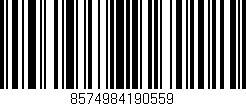 Código de barras (EAN, GTIN, SKU, ISBN): '8574984190559'