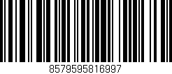 Código de barras (EAN, GTIN, SKU, ISBN): '8579595816997'