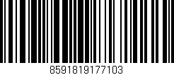 Código de barras (EAN, GTIN, SKU, ISBN): '8591819177103'