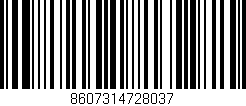 Código de barras (EAN, GTIN, SKU, ISBN): '8607314728037'