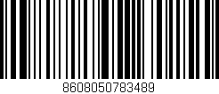 Código de barras (EAN, GTIN, SKU, ISBN): '8608050783489'