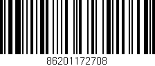 Código de barras (EAN, GTIN, SKU, ISBN): '86201172708'