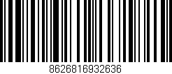 Código de barras (EAN, GTIN, SKU, ISBN): '8626816932636'