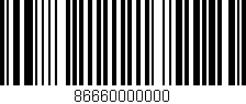 Código de barras (EAN, GTIN, SKU, ISBN): '86660000000'