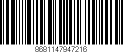 Código de barras (EAN, GTIN, SKU, ISBN): '8681147947216'