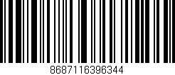 Código de barras (EAN, GTIN, SKU, ISBN): '8687116396344'