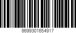 Código de barras (EAN, GTIN, SKU, ISBN): '8699301654917'