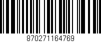 Código de barras (EAN, GTIN, SKU, ISBN): '870271164769'