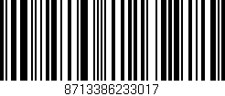 Código de barras (EAN, GTIN, SKU, ISBN): '8713386233017'