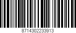 Código de barras (EAN, GTIN, SKU, ISBN): '8714302233913'