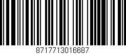 Código de barras (EAN, GTIN, SKU, ISBN): '8717713016687'