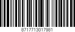 Código de barras (EAN, GTIN, SKU, ISBN): '8717713017981'