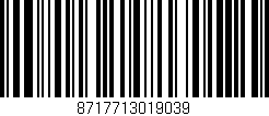 Código de barras (EAN, GTIN, SKU, ISBN): '8717713019039'