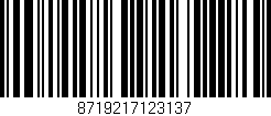 Código de barras (EAN, GTIN, SKU, ISBN): '8719217123137'