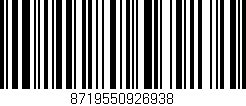 Código de barras (EAN, GTIN, SKU, ISBN): '8719550926938'