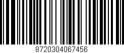 Código de barras (EAN, GTIN, SKU, ISBN): '8720304067456'