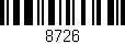 Código de barras (EAN, GTIN, SKU, ISBN): '8726'