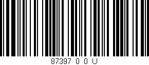 Código de barras (EAN, GTIN, SKU, ISBN): '87397_0_0_U'