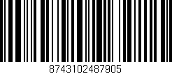 Código de barras (EAN, GTIN, SKU, ISBN): '8743102487905'