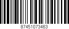 Código de barras (EAN, GTIN, SKU, ISBN): '87451073463'