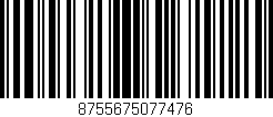 Código de barras (EAN, GTIN, SKU, ISBN): '8755675077476'