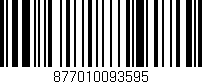 Código de barras (EAN, GTIN, SKU, ISBN): '877010093595'