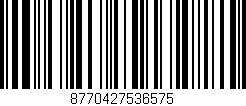 Código de barras (EAN, GTIN, SKU, ISBN): '8770427536575'