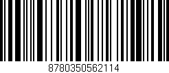 Código de barras (EAN, GTIN, SKU, ISBN): '8780350562114'