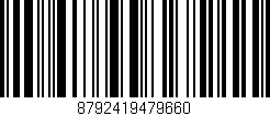 Código de barras (EAN, GTIN, SKU, ISBN): '8792419479660'