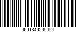 Código de barras (EAN, GTIN, SKU, ISBN): '8801643389093'