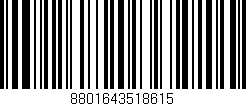 Código de barras (EAN, GTIN, SKU, ISBN): '8801643518615'
