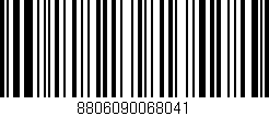 Código de barras (EAN, GTIN, SKU, ISBN): '8806090068041'