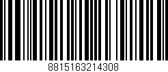 Código de barras (EAN, GTIN, SKU, ISBN): '8815163214308'