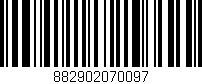 Código de barras (EAN, GTIN, SKU, ISBN): '882902070097'