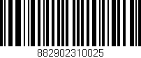 Código de barras (EAN, GTIN, SKU, ISBN): '882902310025'