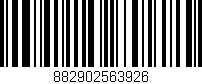 Código de barras (EAN, GTIN, SKU, ISBN): '882902563926'