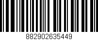 Código de barras (EAN, GTIN, SKU, ISBN): '882902635449'
