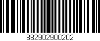 Código de barras (EAN, GTIN, SKU, ISBN): '882902900202'