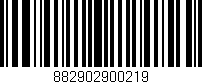 Código de barras (EAN, GTIN, SKU, ISBN): '882902900219'