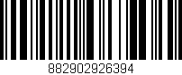 Código de barras (EAN, GTIN, SKU, ISBN): '882902926394'