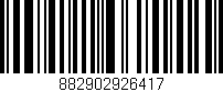 Código de barras (EAN, GTIN, SKU, ISBN): '882902926417'