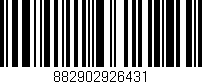 Código de barras (EAN, GTIN, SKU, ISBN): '882902926431'