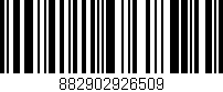 Código de barras (EAN, GTIN, SKU, ISBN): '882902926509'