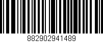Código de barras (EAN, GTIN, SKU, ISBN): '882902941489'