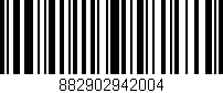 Código de barras (EAN, GTIN, SKU, ISBN): '882902942004'