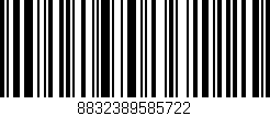 Código de barras (EAN, GTIN, SKU, ISBN): '8832389585722'