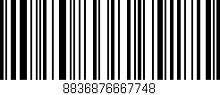 Código de barras (EAN, GTIN, SKU, ISBN): '8836876667748'